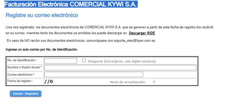factura kywi
